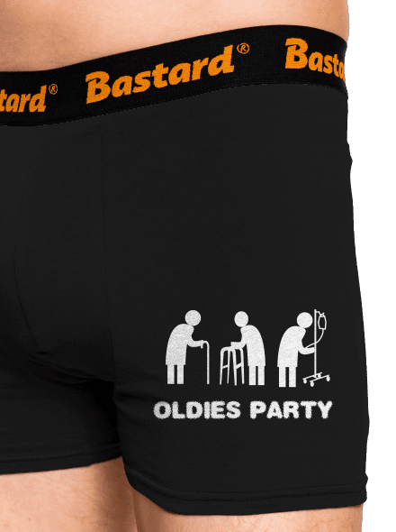 Oldies party boxerky Black