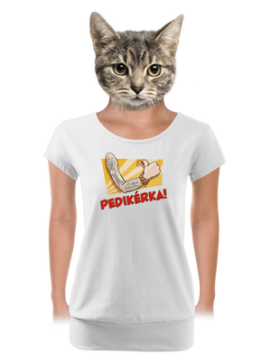 dámske tričko s lemom