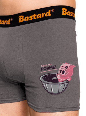 Vo forme boxerky Gray Melange