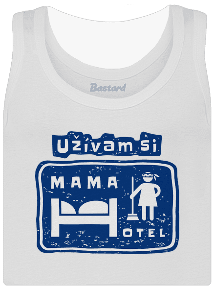 Mama Hotel dámske tielko klasické White