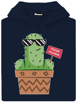 Pozor pichám pánska mikina klokanka Navy