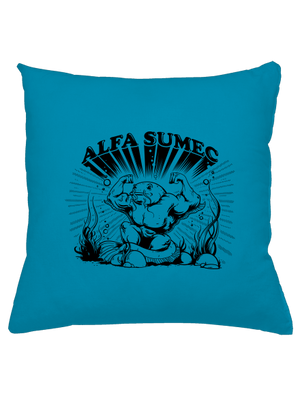 Alfasumec vankúš Blue Turquoise