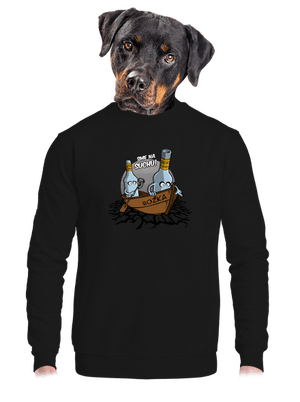 unisex mikina bez kapucne