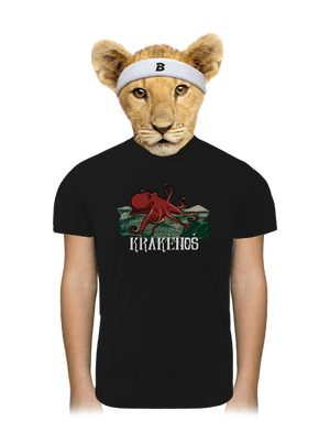 Krakenoš detské športové tričko Black