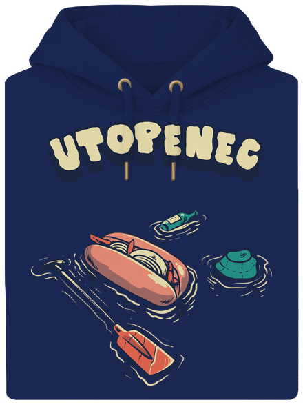 Utopenec unisex mikina premium Navy