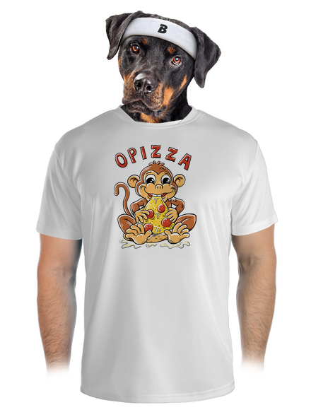Opizza pánske športové tričko White