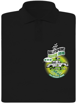 Rallysprint 2030 pánska polokošeľa Black