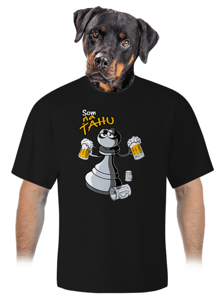 Na ťahu unisex tričko oversized Black