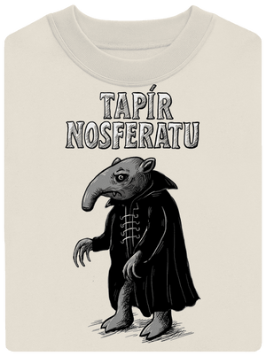 Tapír Nosferatu unisex mikina bez kapucne Off White
