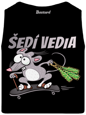 Šedí vedia - myšiak pánske tielko Black