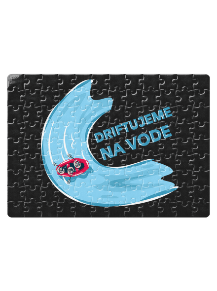 Driftujeme na vode puzzle White