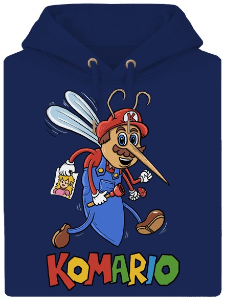 Komario unisex mikina premium Navy