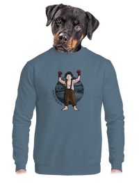 unisex mikina bez kapucne