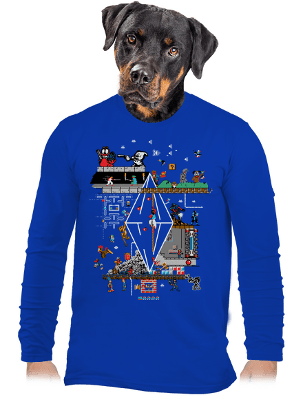 Zahráme si pánske dlhý rukáv Royal Blue