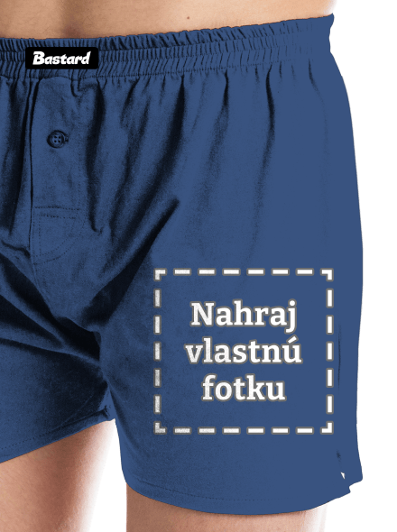 Vlastná potlač pánske trenky Blue