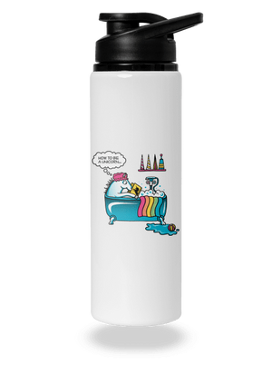 Ako sa stať jednorožcom flaša na vodu White