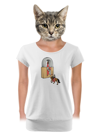 dámske tričko s lemom