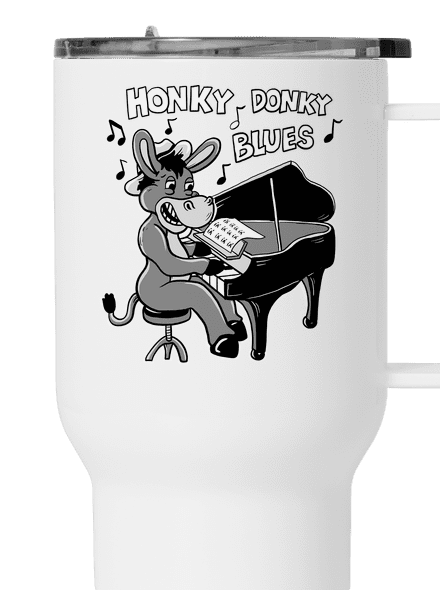 Honky donky blues termohrnček White