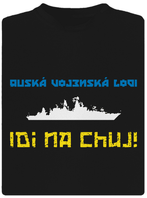 Ukrajina - Lodi idi na chuj detské športové tričko Black