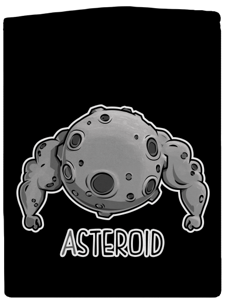 Asteroid dámska mikina na zips Black