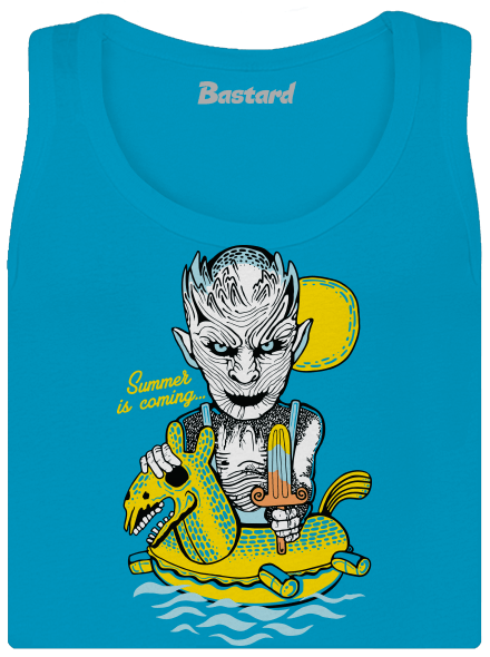 Summer is coming 2 dámske tielko klasické Blue Atol