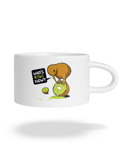 Kiwi hrnček makronka White