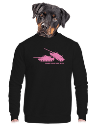 unisex mikina bez kapucne
