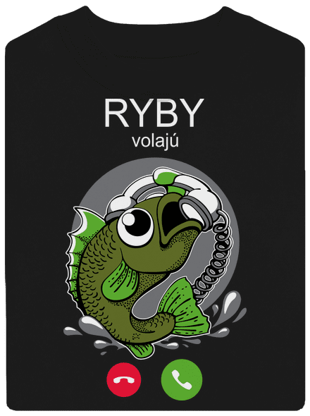 Ryby volají unisex mikina bez kapucne Black
