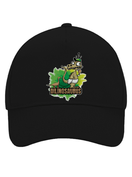 Dilinosaurus šiltovka baseballka Black