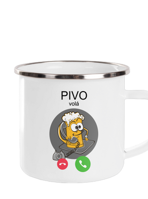 Pívo volá plecháčik White