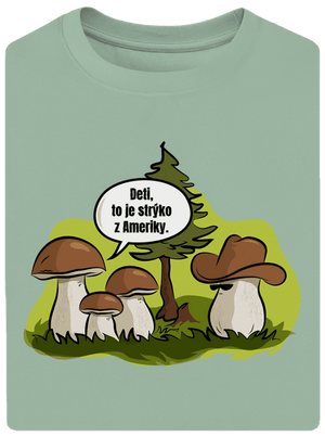 Strýko z Ameriky unisex tričko oversized Sage