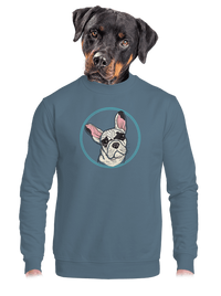 unisex mikina bez kapucne