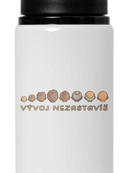 Vývoj nezastavíš flaša na vodu White