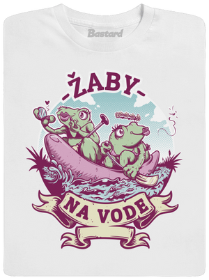 Žaby na vode pánske tričko White