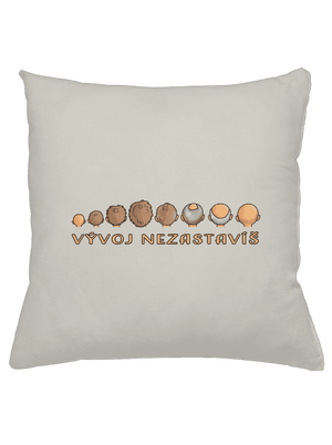 Vývoj nezastavíš vankúš Stracciatella