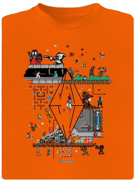 Zahráme si detské športové tričko Neon Orange