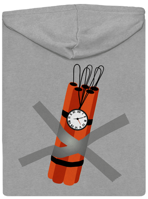 Dynamit pánska mikina na zips Light Melange