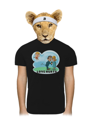 Love hurts detské športové tričko Black