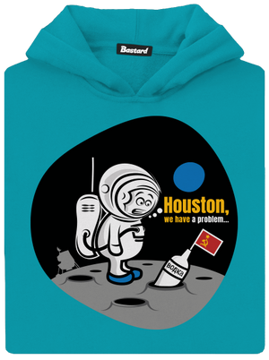 Máme problém detská mikina klokanka Hawaiian Blue