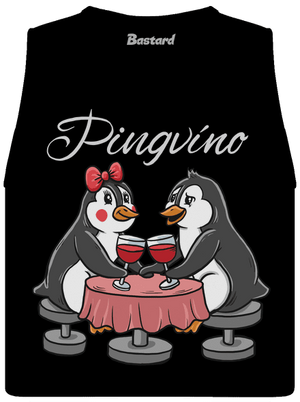 Pingvíno dámske tielko voľné Black