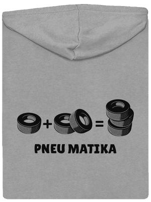 Pneu Matika pánska mikina na zips Light Melange