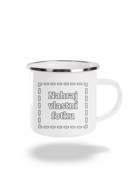 Vlastná potlač plecháčik White