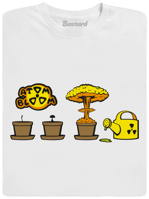 Atom bloom pánske dlhý rukáv White