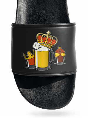 Traja králi šľapky Black