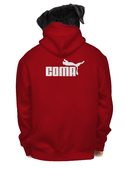 Coma pánska mikina na zips Red