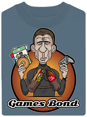 Games Bond unisex mikina bez kapucne Nordic Blue