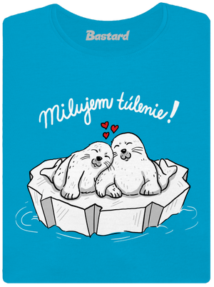Milujem túlenie dámske tričko Blue Atol