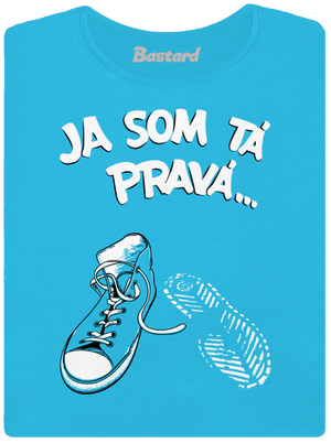 Hľadám tú pravú dámske tričko s lemom Blue Atol