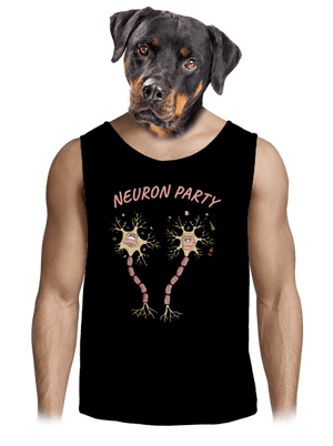 Neuron party pánske tielko Black