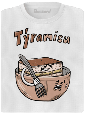 Týramisu dámske športové tričko White